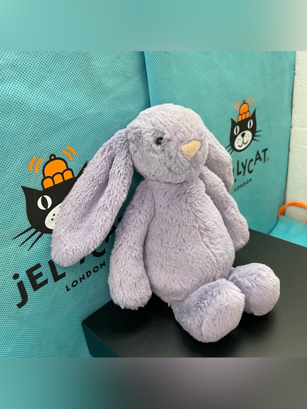 Jellycat Bashful Viola Purple Bashful Bunny Small 8” ~cute face